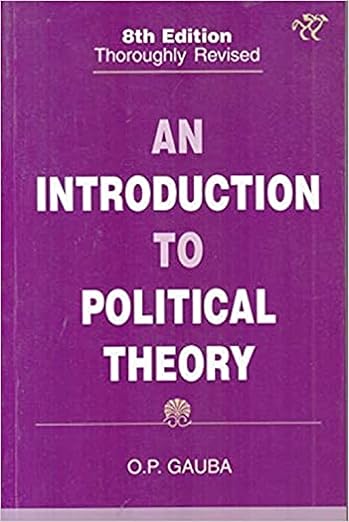 An Introduction To Poliical Theory