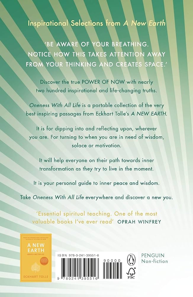 Oneness With All Life by Eckhart Tolle