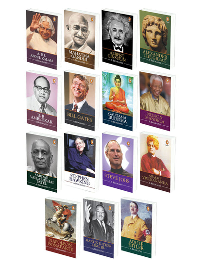 Biographies of World Famous Personalities (Set of 15 Books)