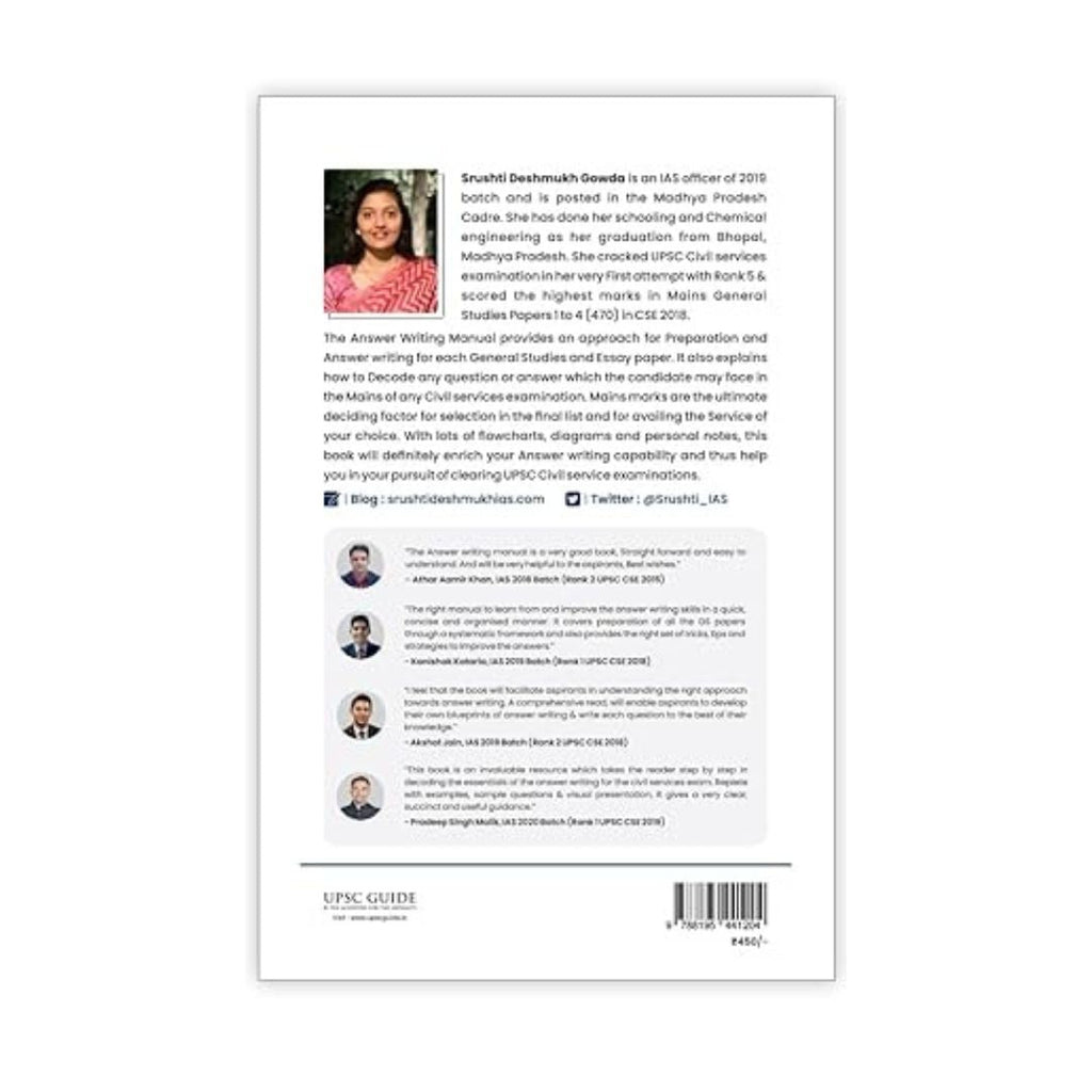The Answer Writing Manual – Srushti Deshmukh Gowda